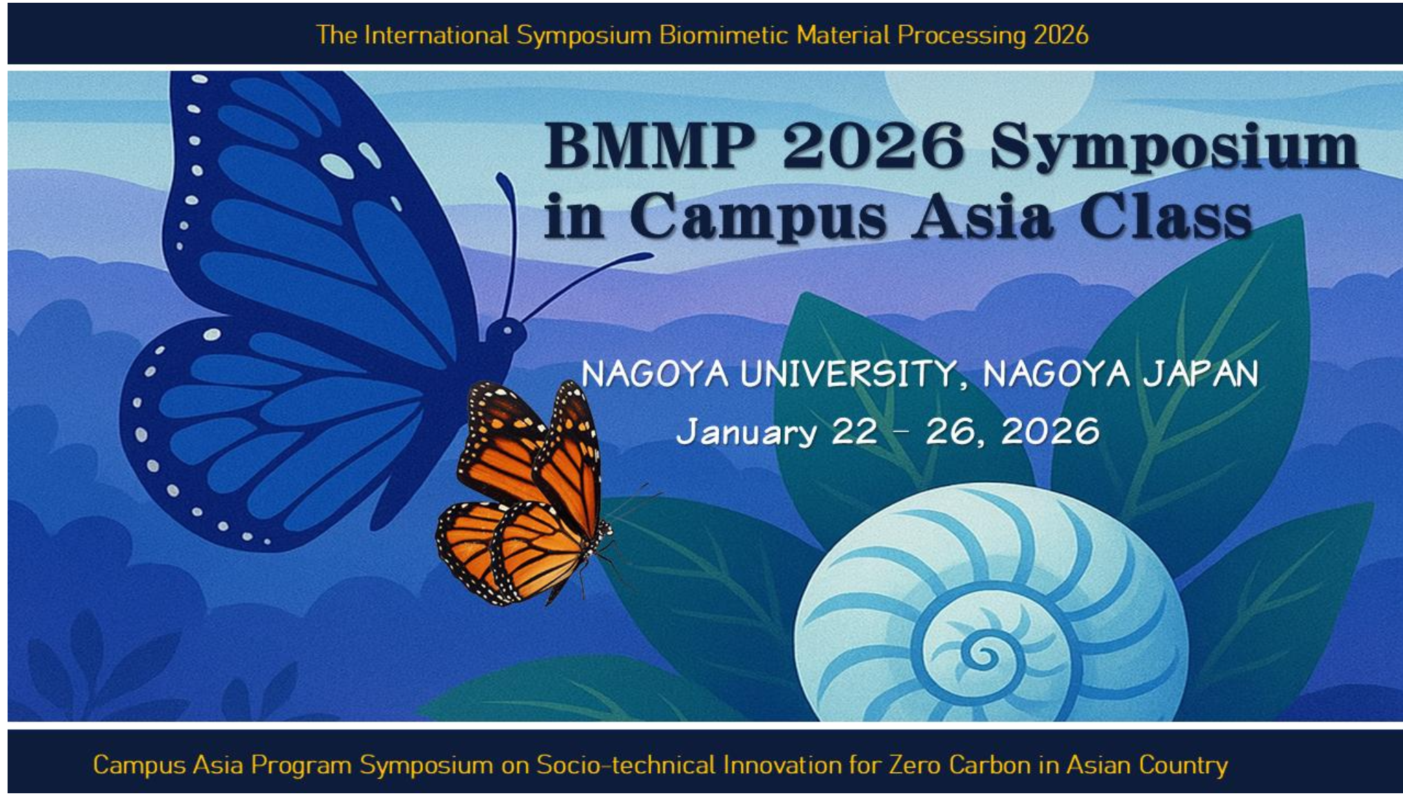 BMMP2026
                    SYMPOSIUM in Campus ASIA Class, JAN 22-26, 2026